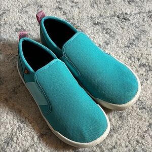 Bogs Kids Teal Slip-On Sneakers